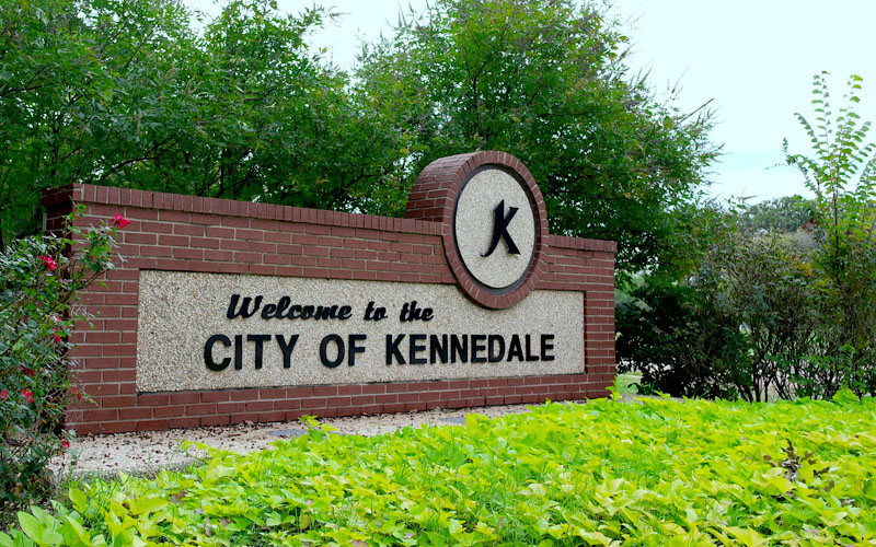 Mayor Brian Johnson and City Manager Bob Hart have sought out scientists via TEX to help with Kennedale’s water quality questions. Image courtesy of the City of Kennedale. 