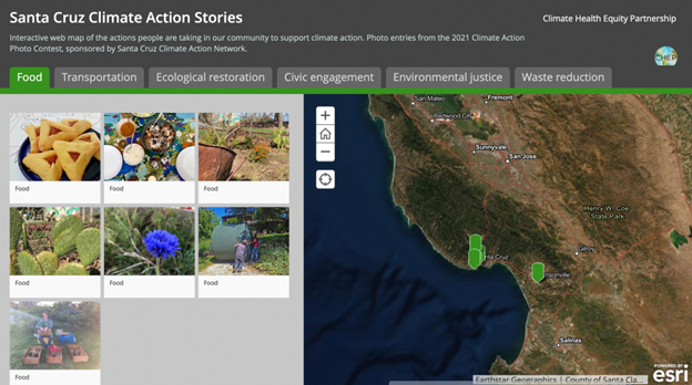 Featured image for the Improving community visualizations of existing climate actions and improve participation in, and access to, existing climate actions. project.
