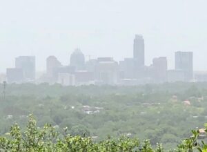 Austin Texas Hazy Skyline