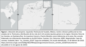 Map of Yucatan Peninsula