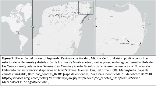 Map de Peninsula de Yucatan