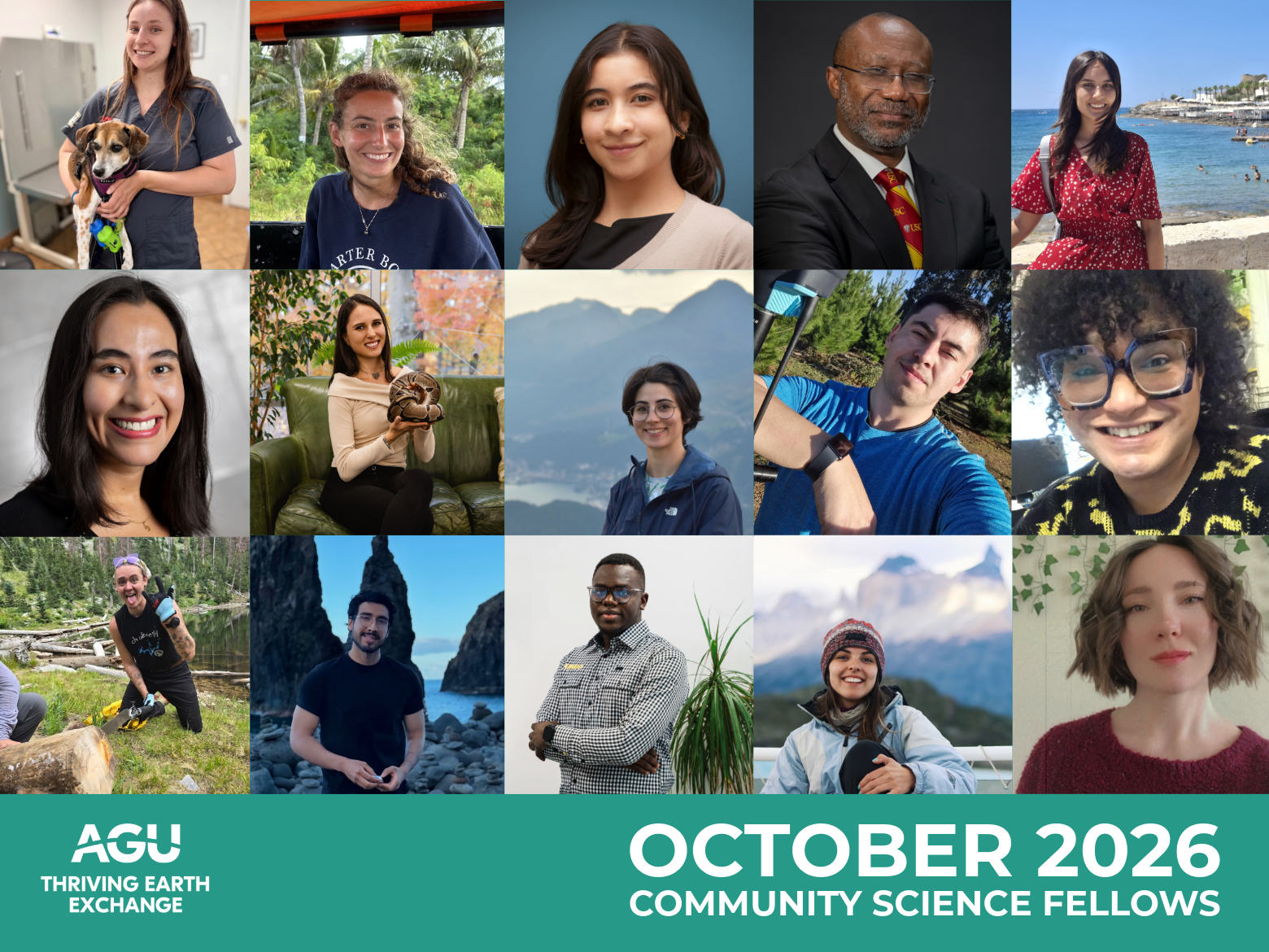 Meet the October 2026 Cohort of Community Science Fellows!