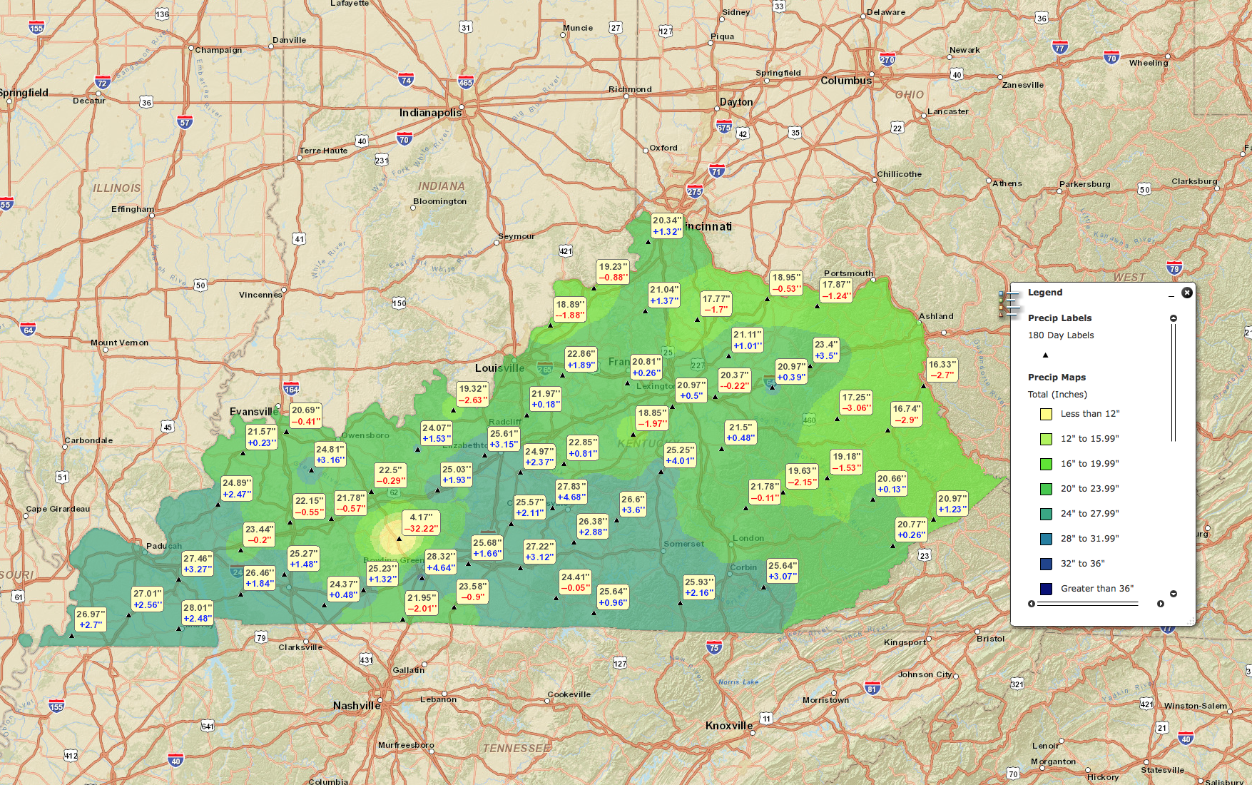 Experimental Drought Viewer